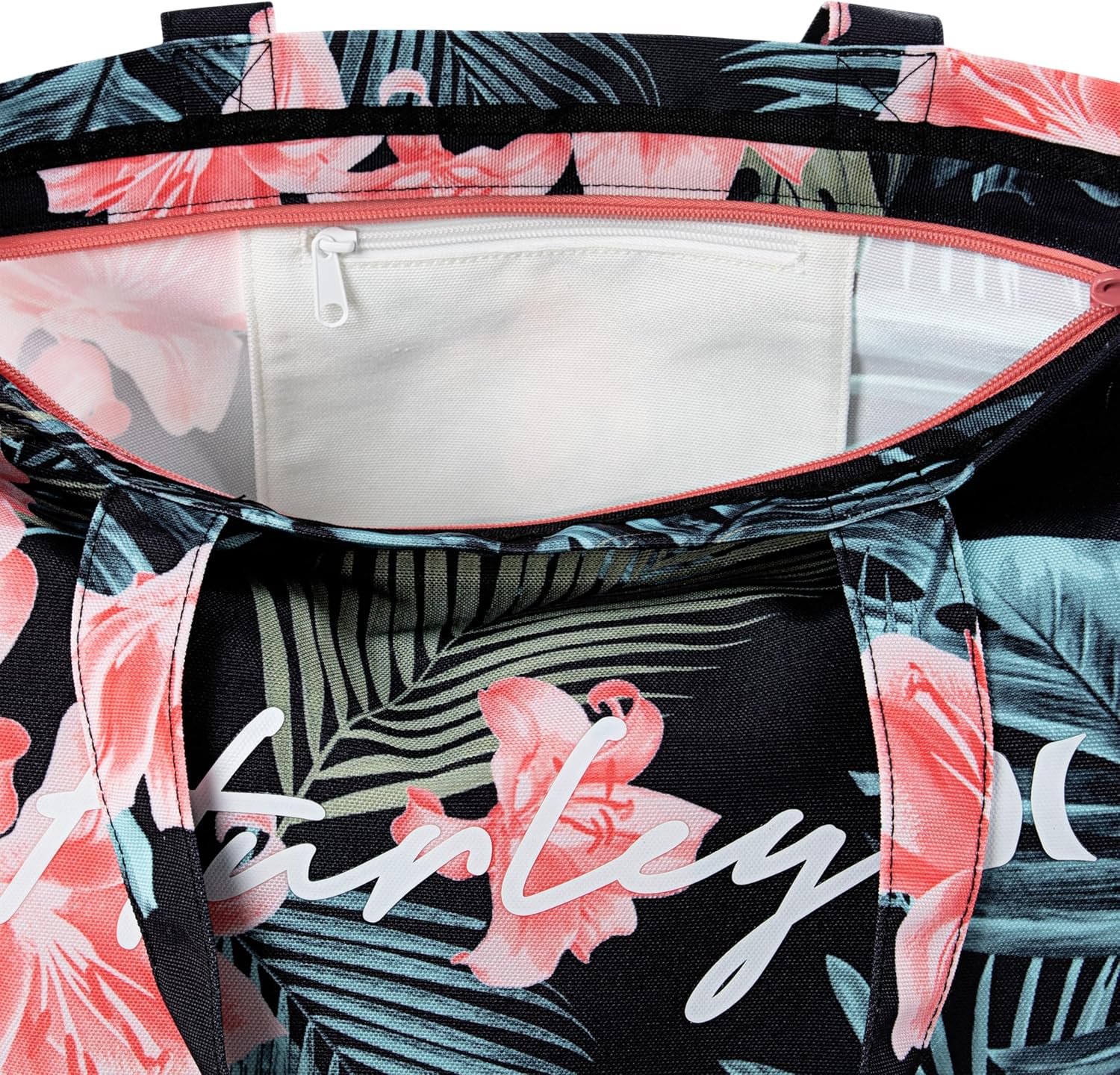 Hurley womens Canvas Beach Tote Bag - Image 3