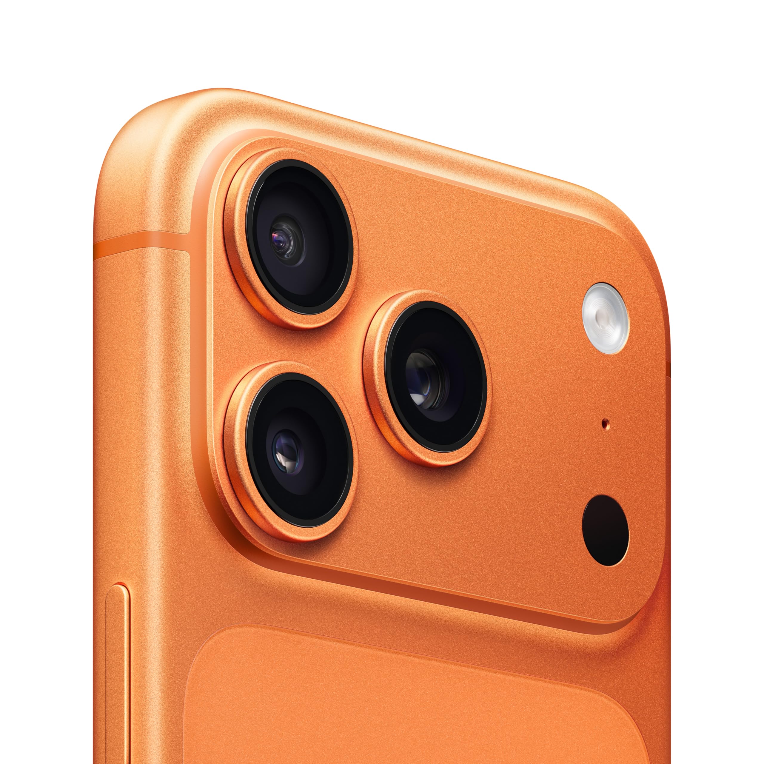 Apple iPhone 17 Pro 256 Go : Écran 6,3 pouces avec ProMotion jusqu’à 120 Hz, Puce A19 Pro, Autonomie prodigieuse, Système caméra Pro Fusion avec caméra avant Center Stage ; Orange cosmique