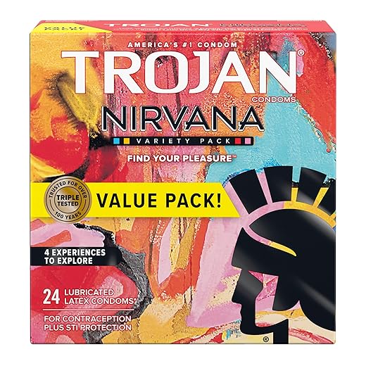 Trojan Nirvana Collection Variety Pack Condoms - 24 count