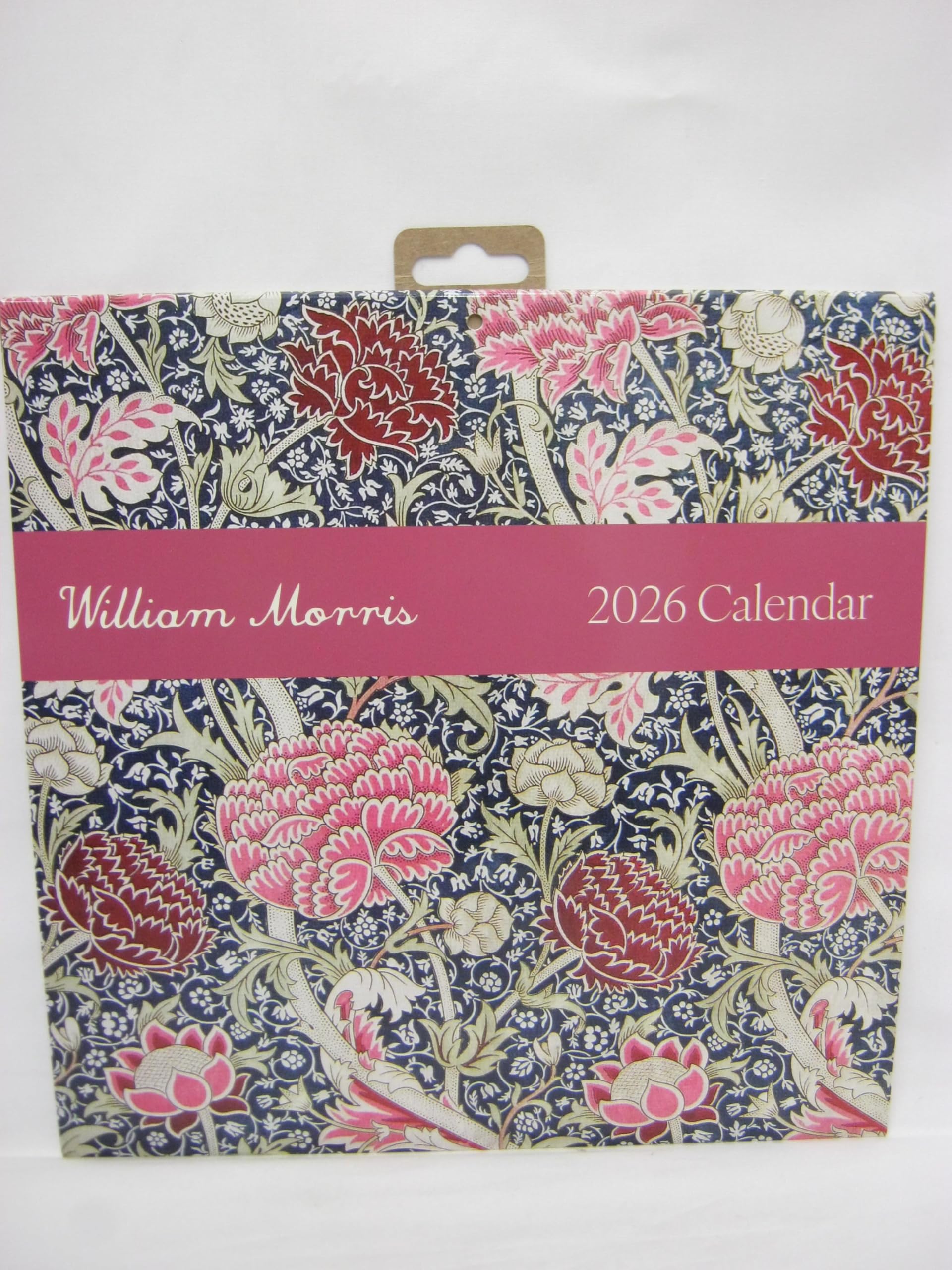 William Morris 2026 Square Wall Calendar | Monthly Planner Featuring Classic Patterns Like Strawberry Thief, Cray, Willow Bough & More