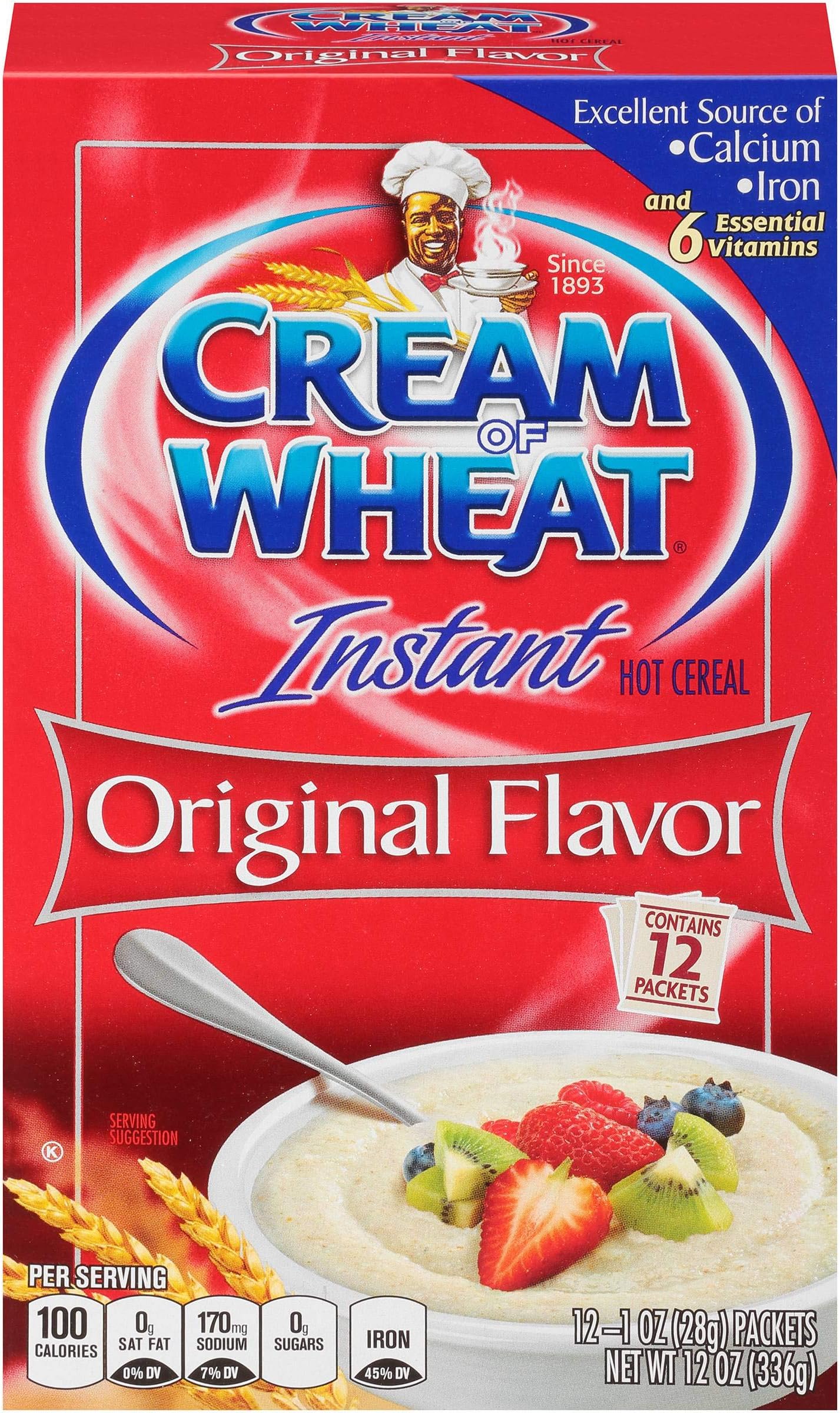 Original Flavor Instant Hot Cereal 12 oz (Pack of 12)