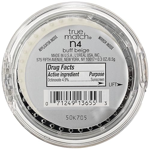 Miniatura 2 de L'Oreal Paris True MatchBase de Maquillaje Compacto, 0.30onzas, Marfil claro