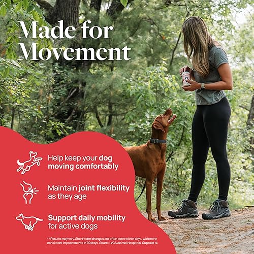 Miniatura 2 de Veterinary Formula Smart Vitality Suplemento para Cadera y Articulaciones para Perros con Glucosamina  Apoyo para Articulaciones de Perros,