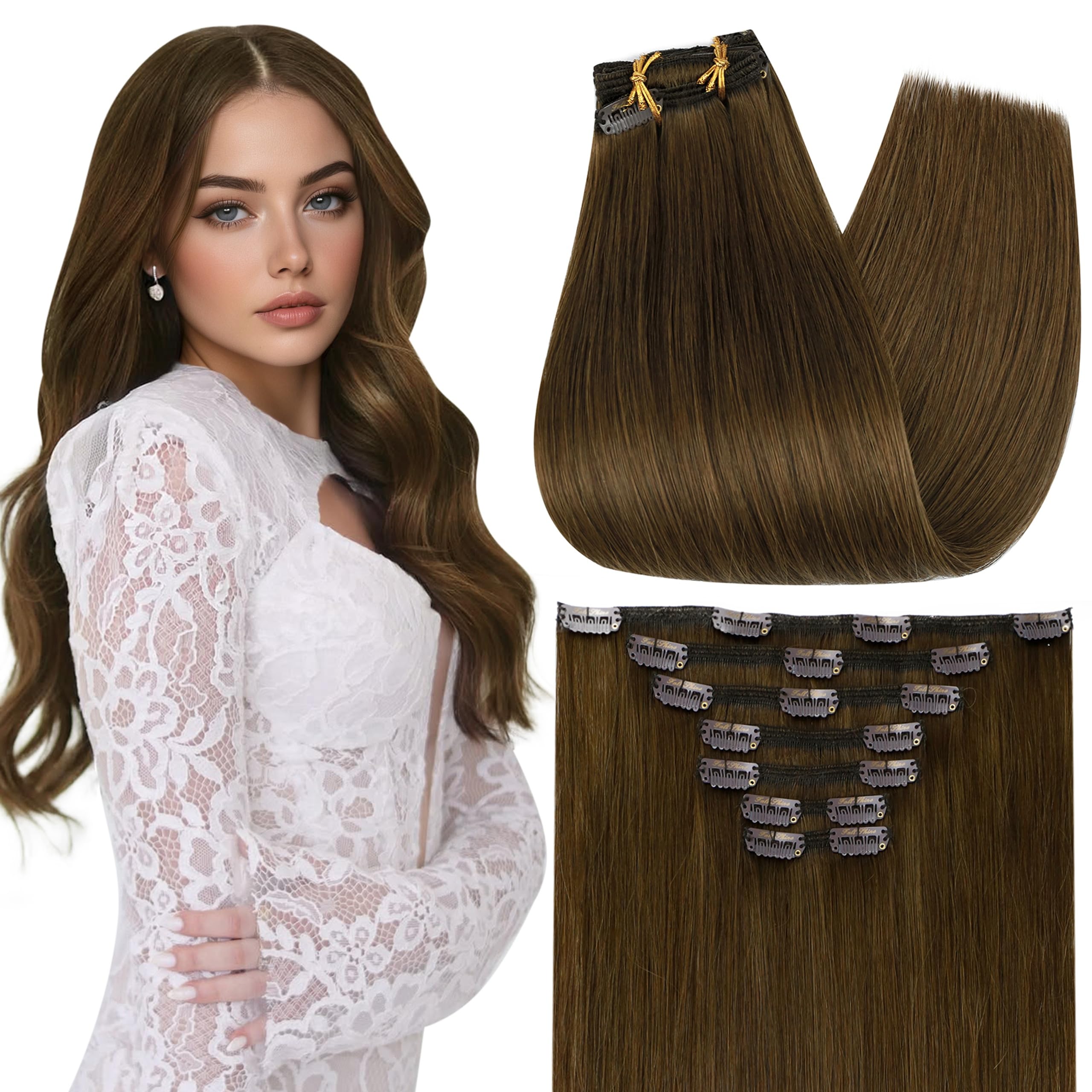 Full Shine Light Brown 14in