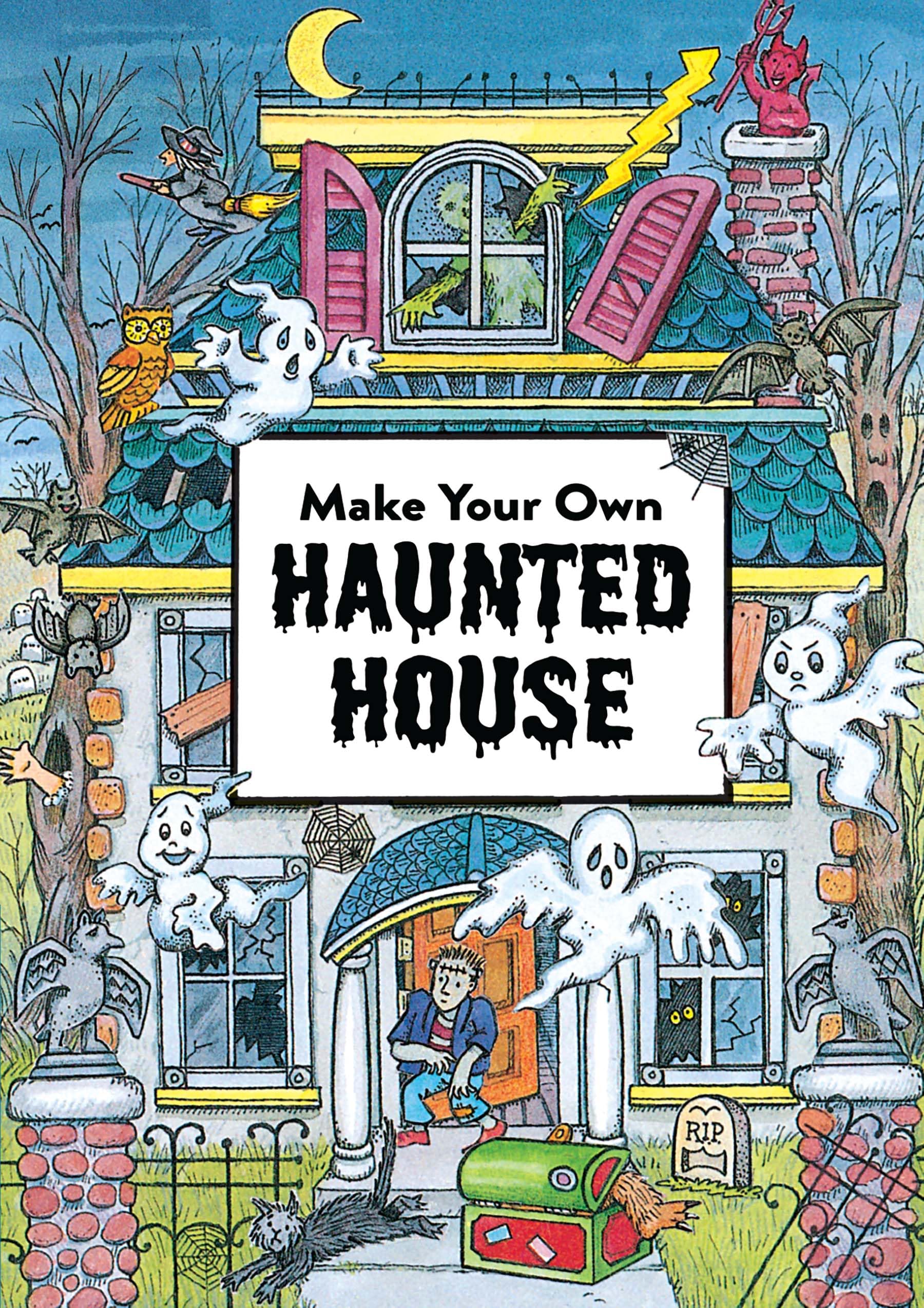 Make Your Own Haunted House with 36 Stickers (Little Activity Books)