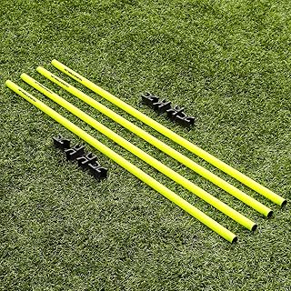 FORZA Hurdle/Agility Poles & Clips - Adjustable Hurdle Extension Kit | Speed & Agility Training Equipment for Outdoor Sports & Fitness