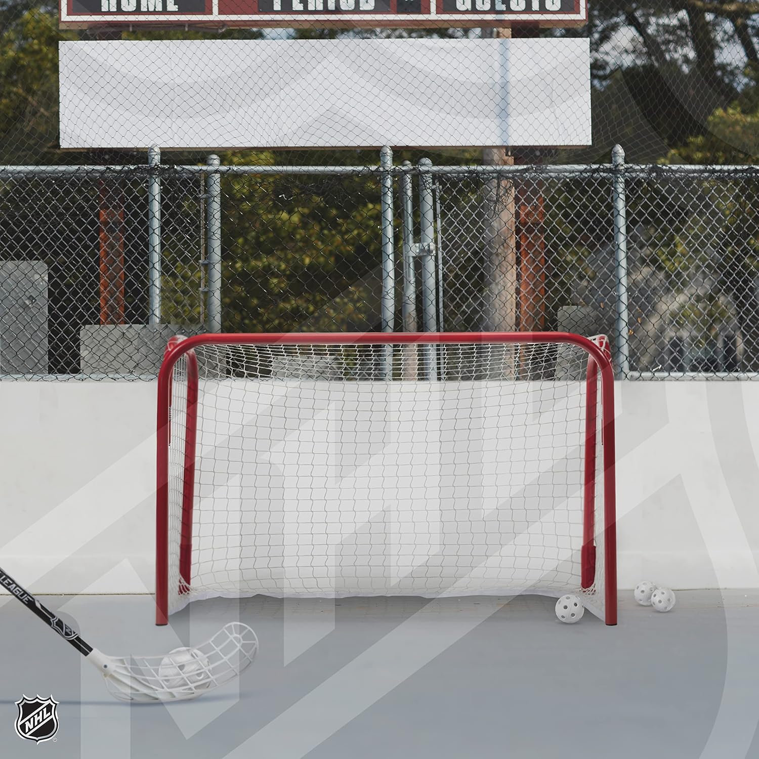 Franklin Sports Kids Mini Street Hockey Goal - Portable Folding Steel Floorball Goal - 36" x 24"