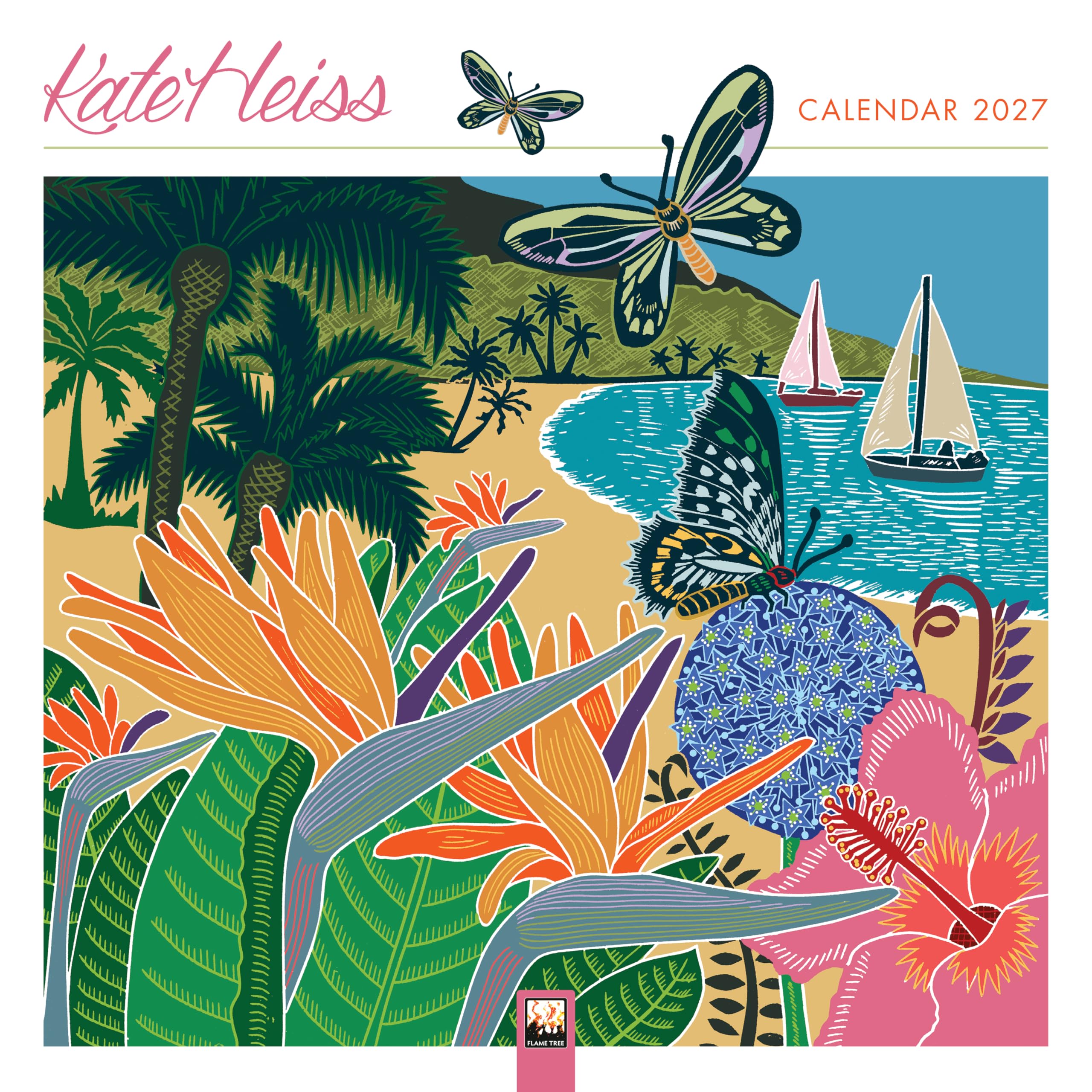 Kate Heiss Wall Calendar 2027 (Art Calendar) by  Flame Tree S... - 9781806940622