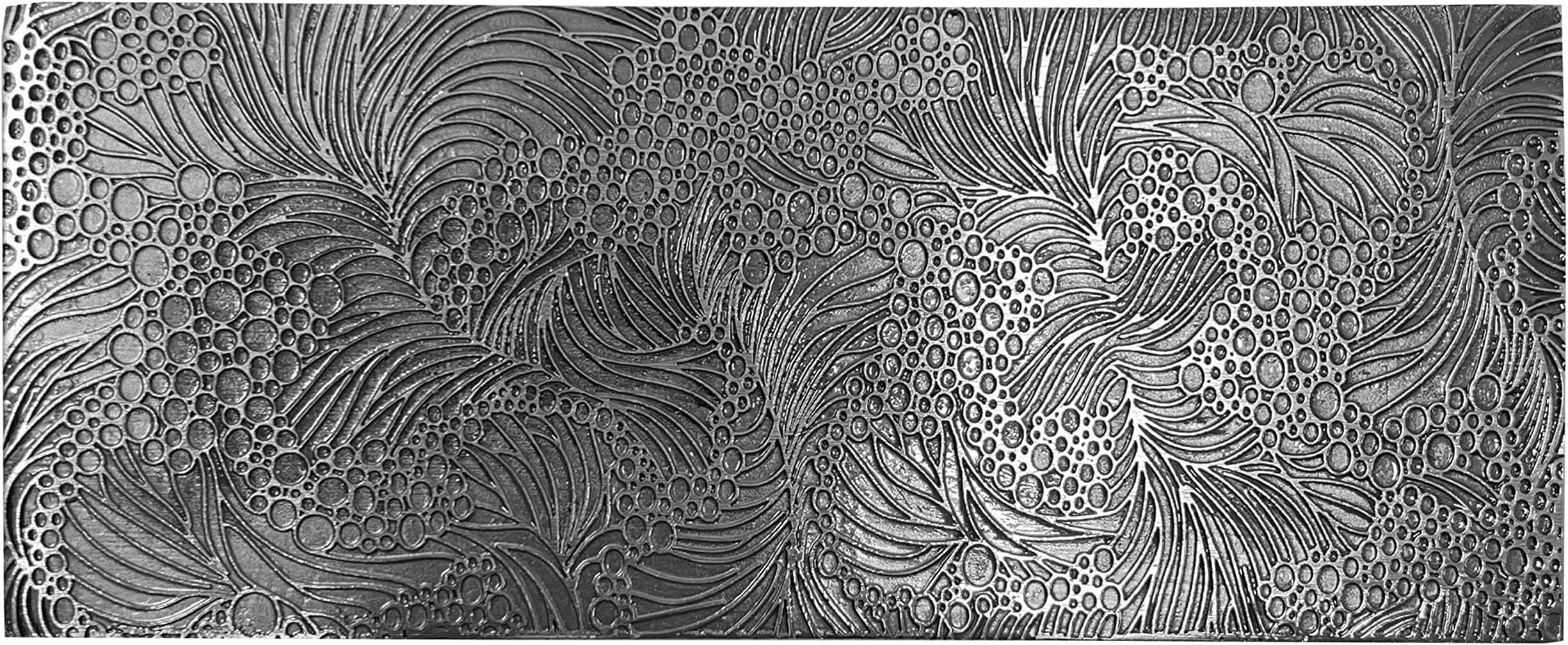 Texture Pattern Plate Style #29 for Press or Rolling Mill Waves Embossing Relief Jewelry Making Metal Forming Tool