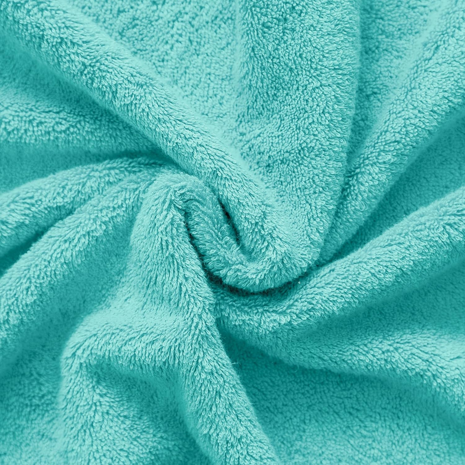 Cotton Paradise 100% Cotton 40x80 Oversized Bath Sheet, Extra Large Turkish Bath Towels for Bathroom, Turquoise Bathsheet - Image 5