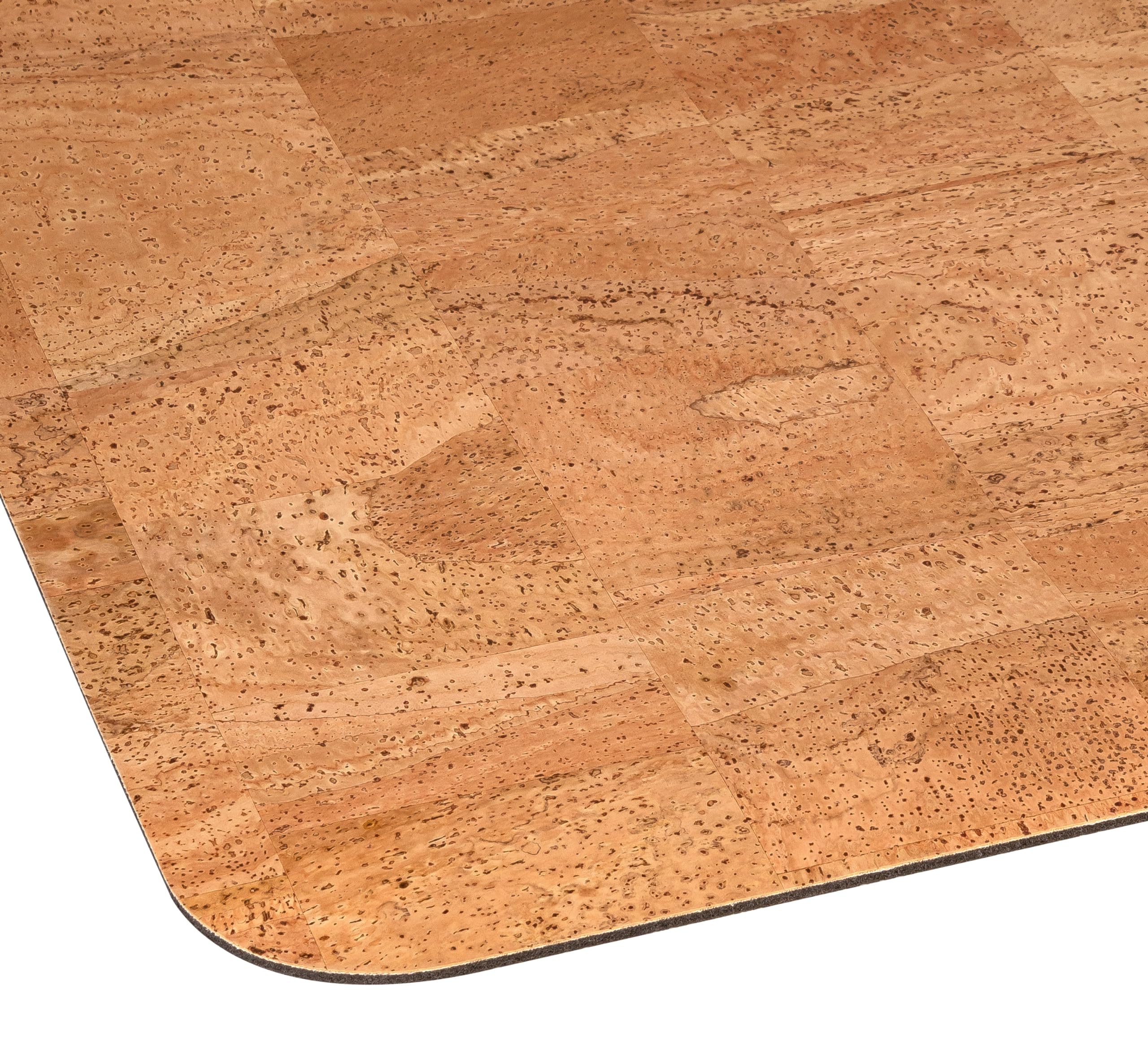 Yogamatte aus Kork | Yoga Matte | 100% Kork | beige | Gymnastikmatte 180x66cm | edles Design abgerundete Ecken | angenehme Haptik | antibakteriell | rutschfest