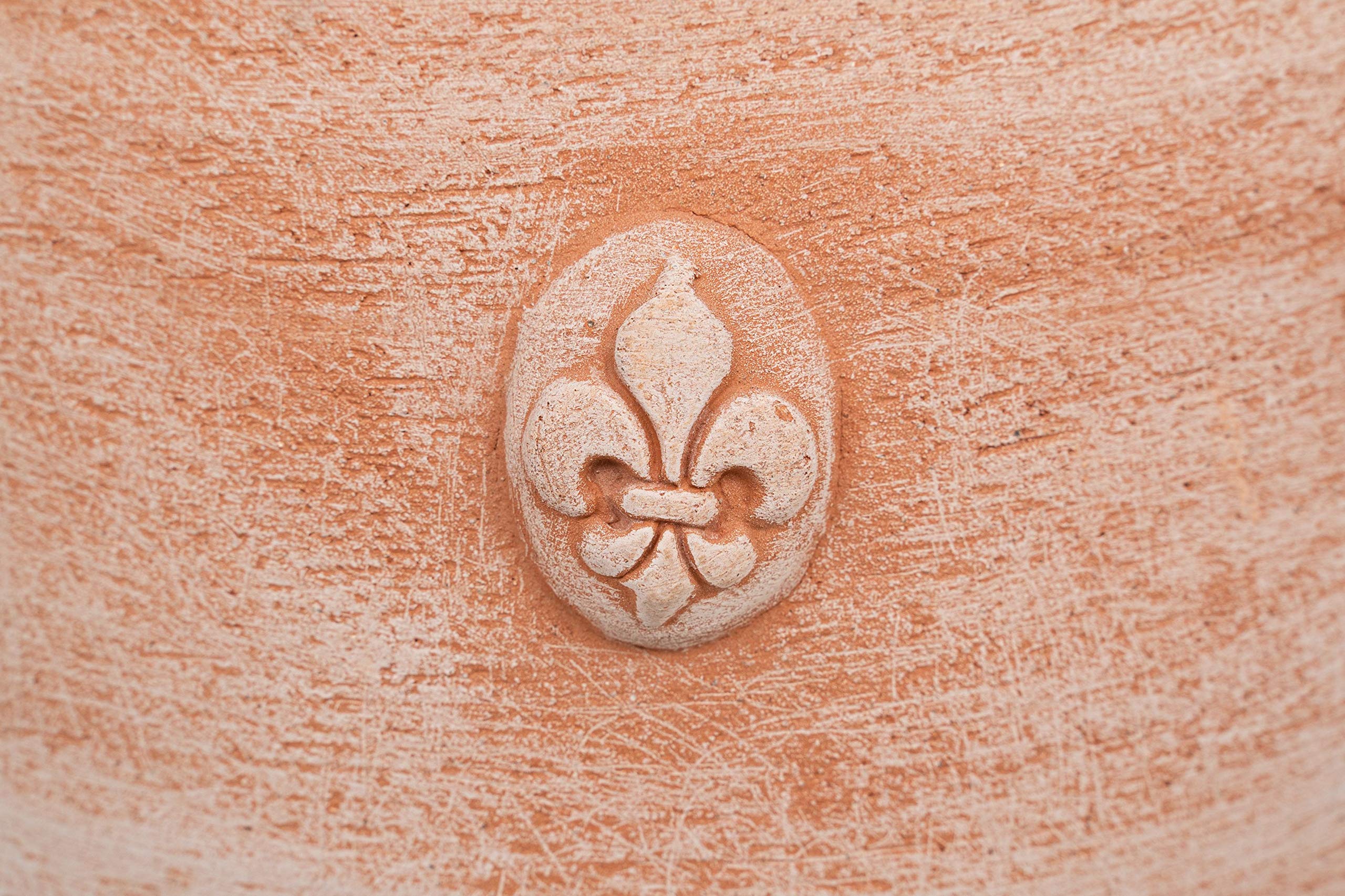 Biscottini Orcio in terracotta toscana 46x34x36 cm | Vaso terracotta Made in Italy | Giara terracotta da esterno