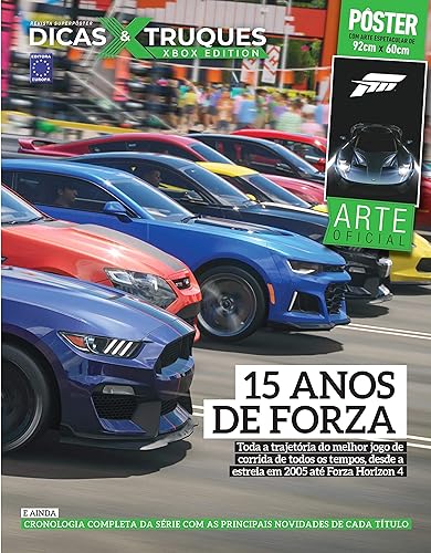 Superpôster Dicas e Truques Xbox Edition - 15 anos de Forza