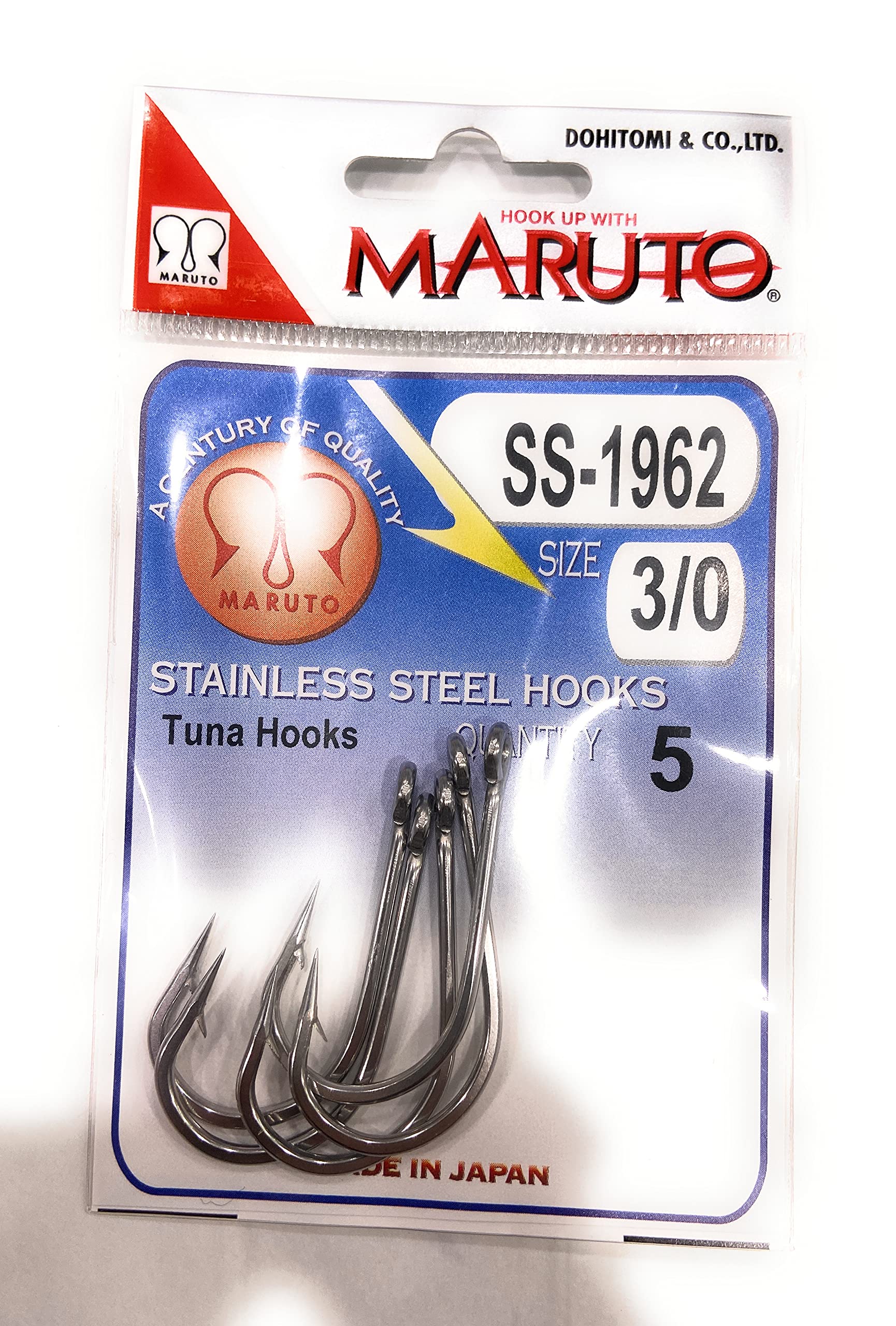 MARUTO1962 Size 3/0 Tuna Hooks