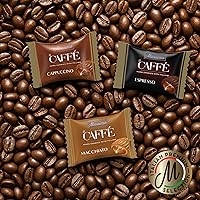 Vista 7 de Maestro Massimo IL Caffè Best Coffee Candy Surtido envuelto individualmente con relleno - Macchiato, espresso, capuchino, 2.2 libras (paquete de 1)