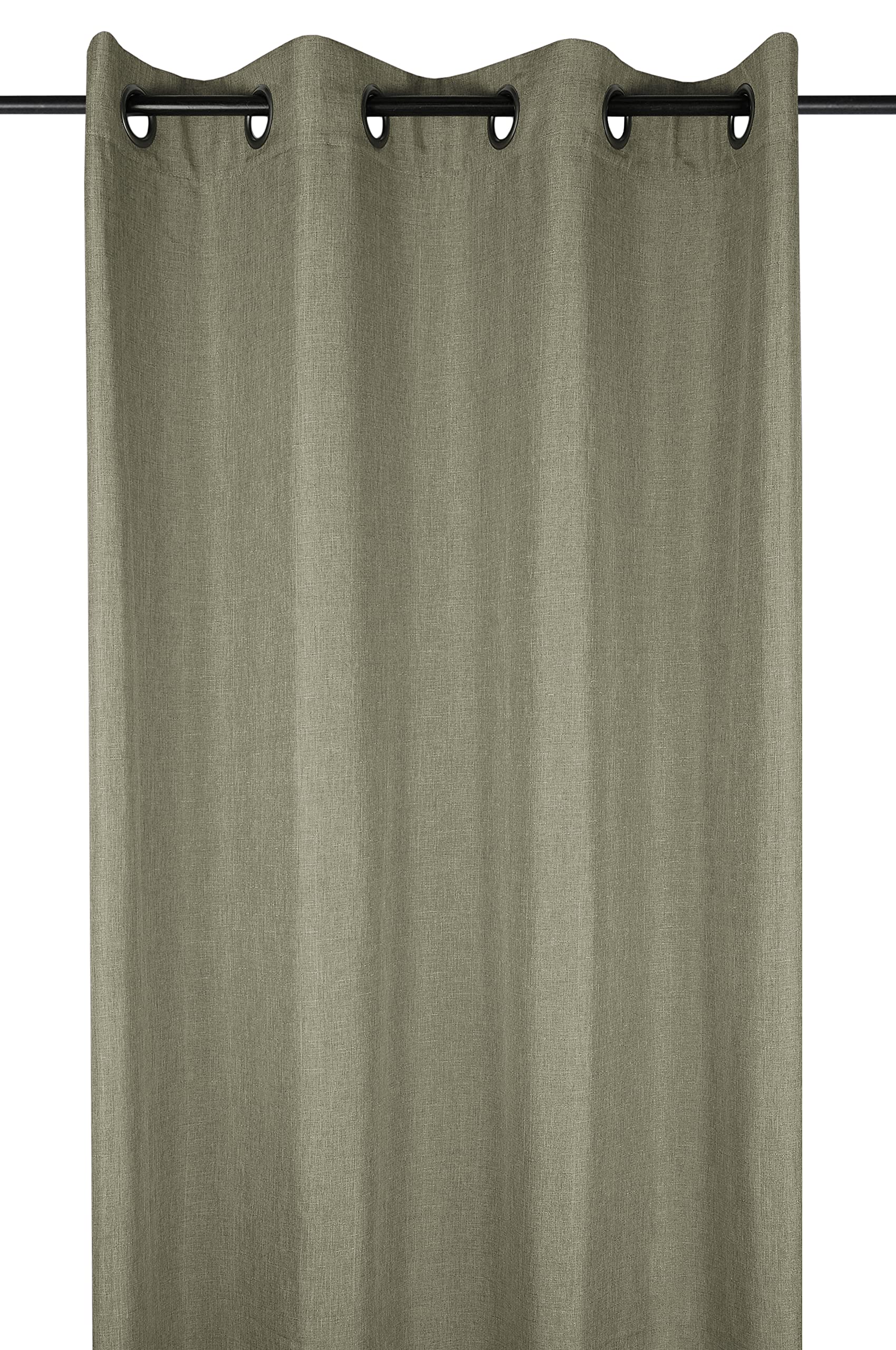 Stof Curtain Bea - Lichen - 140 x 260 cm - 100% Polyester, Braiding, W 55.1" x L 102.4" (1 Panels)