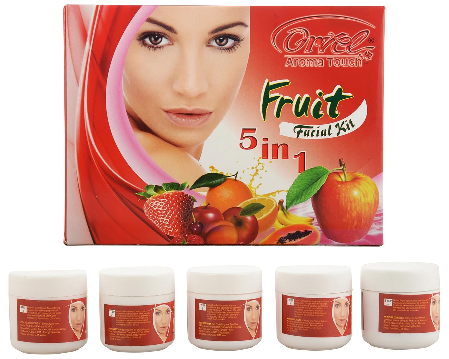 Orvel Combo of Fruit Facial Kit 5 in 1 Amazon.in Beauty