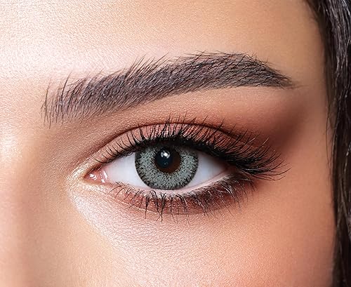 Daring Eyes Glow (Husky Gray Green) Storage Organizer Contact Lens