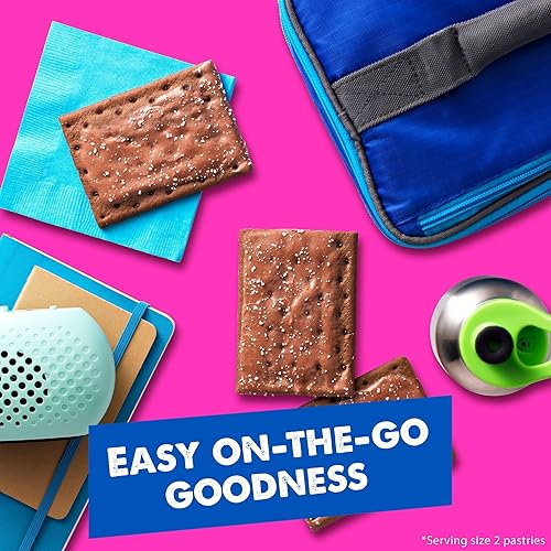 Miniatura 69 de Pop-Tarts, Pasteles tostadoras de desayuno, frambuesa esmerilada, horneadas con orgullo en los Estados Unidos, 96