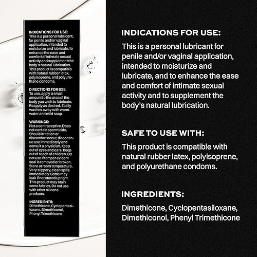 Miniatura 2 de Wet Platinum Lubricante íntimo a base de silicona Ultra suave, súper resbaladizo, hipoalergénico, rendimiento de larga duración, fórmula