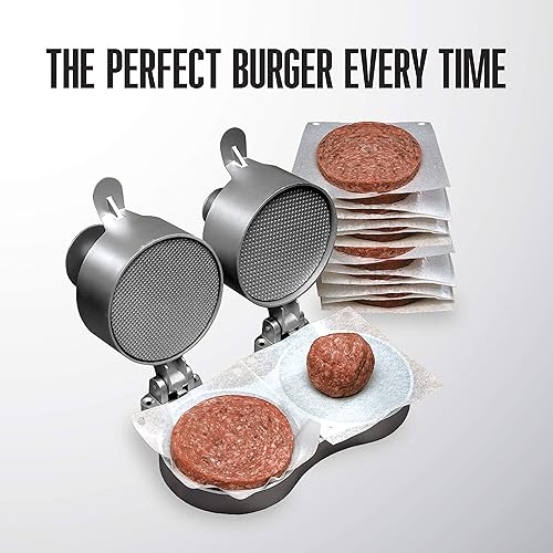 Vista 9 de Prensa para hamburguesas Weston, única y antiadherente, Sencillo, talla única , Gris