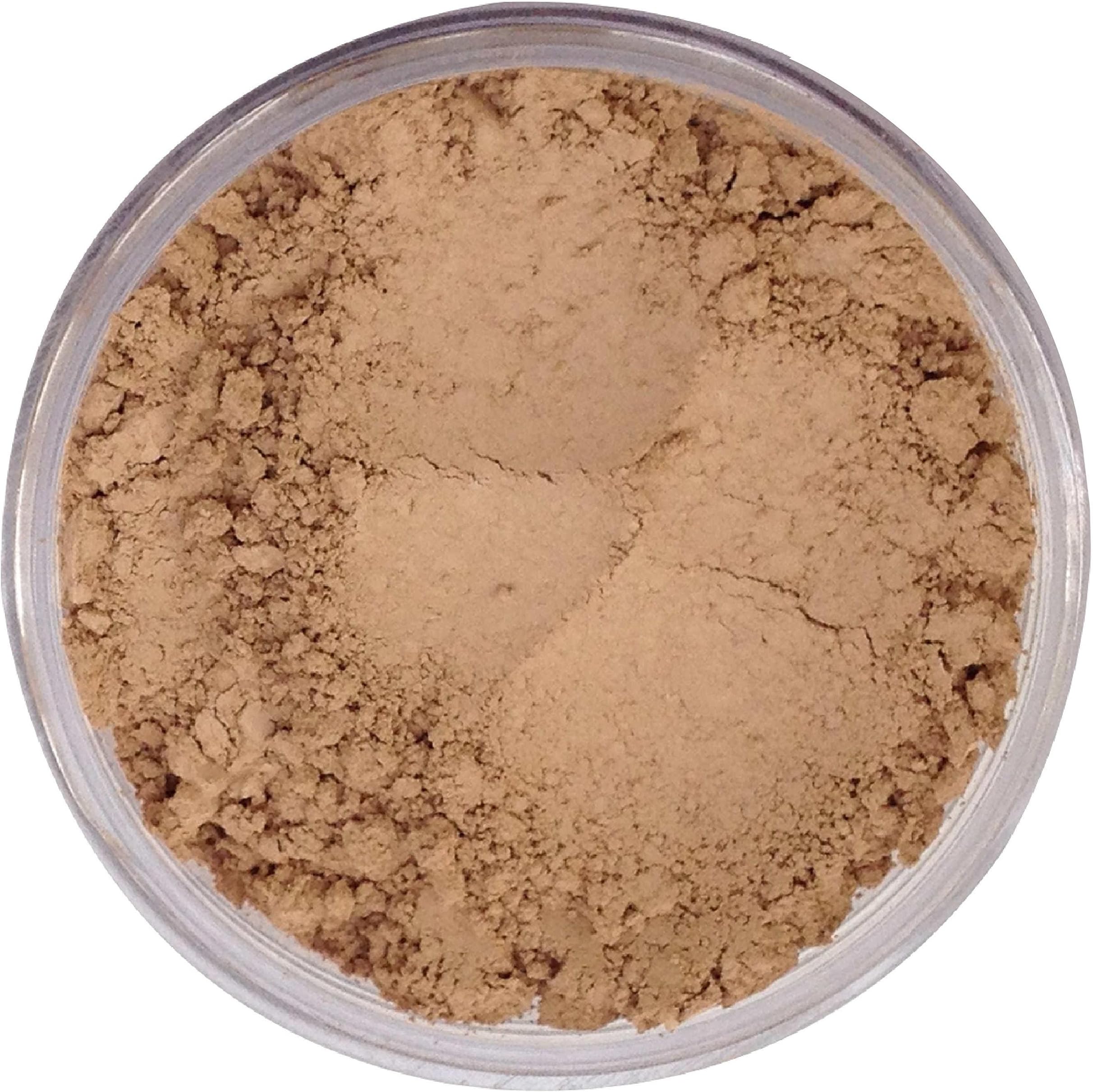 WARM MEDIUM SAND Mineral foundation Full Cover Makeup 5g Powder Jar Natural Finish Soft Glow Cover Acne Rosacea Redness BUY 2 GET ONE FREE