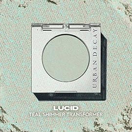 Urban Decay 24/7 Longwear Eyeshadow Single - High-Pigment Eye Shadow Compact, Smooth & Blendable Color, Up to 12HR Wear, Crease-free Makeup - Lucid (teal shimmer transformer)
