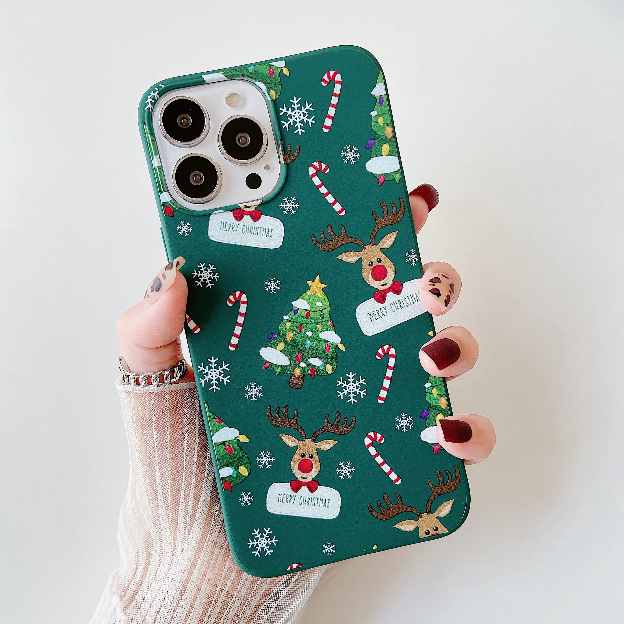 Weihnachts Handyhülle Für IPhone 16 Pro – Transparente TPU-Hülle Mit Lebkuchenmann-Motiv