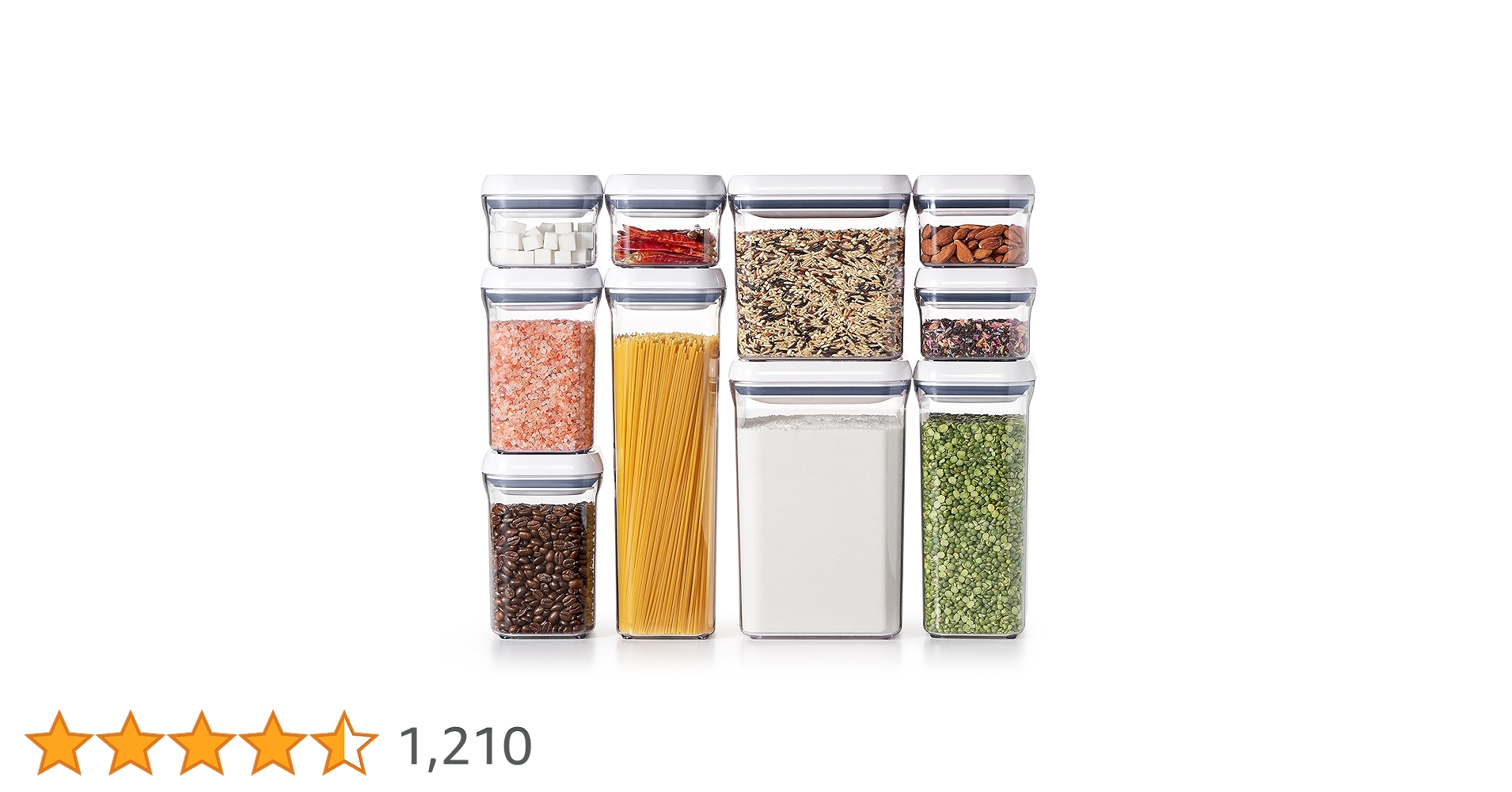 OXO オクソー 保存容器 10個セット OXO(オクソー) ポップコンテナ 棚幅ぴったり60cm 10点セット+