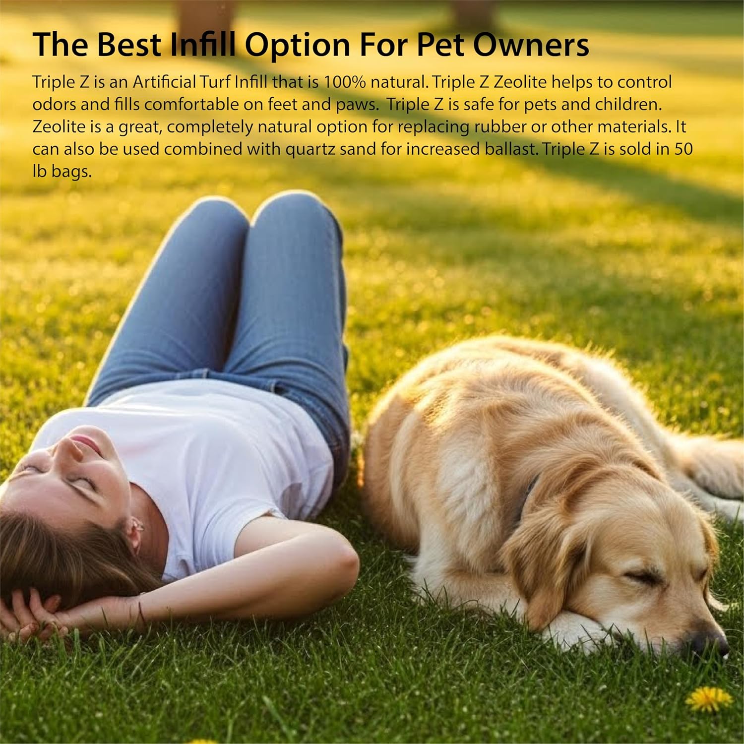 MSI Triple Z Zeolite Turf Care Solution 50 Lb Bag