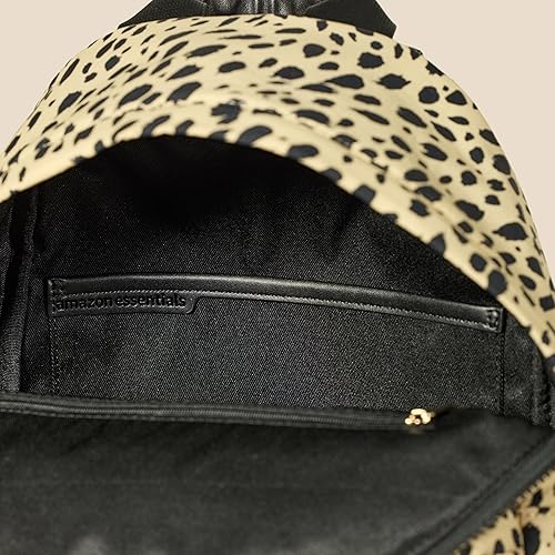 Miniatura 5 de Tienda Essentials Mochila escolar unisex de nailon para niños, leopardo beige, talla única