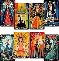 Vista 1 de Wonderland Tarot Deck, Tarot Cards for Beginners, Fortune Telling Cards