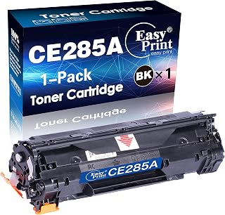 (1x Black) Compatible 85A CE285A Toner Cartridge 85A Used for HP P1100 P1102W Pro M1132 M1210 M1212nf M1214nfh M1217nfw M1219nf, by EasyPrint