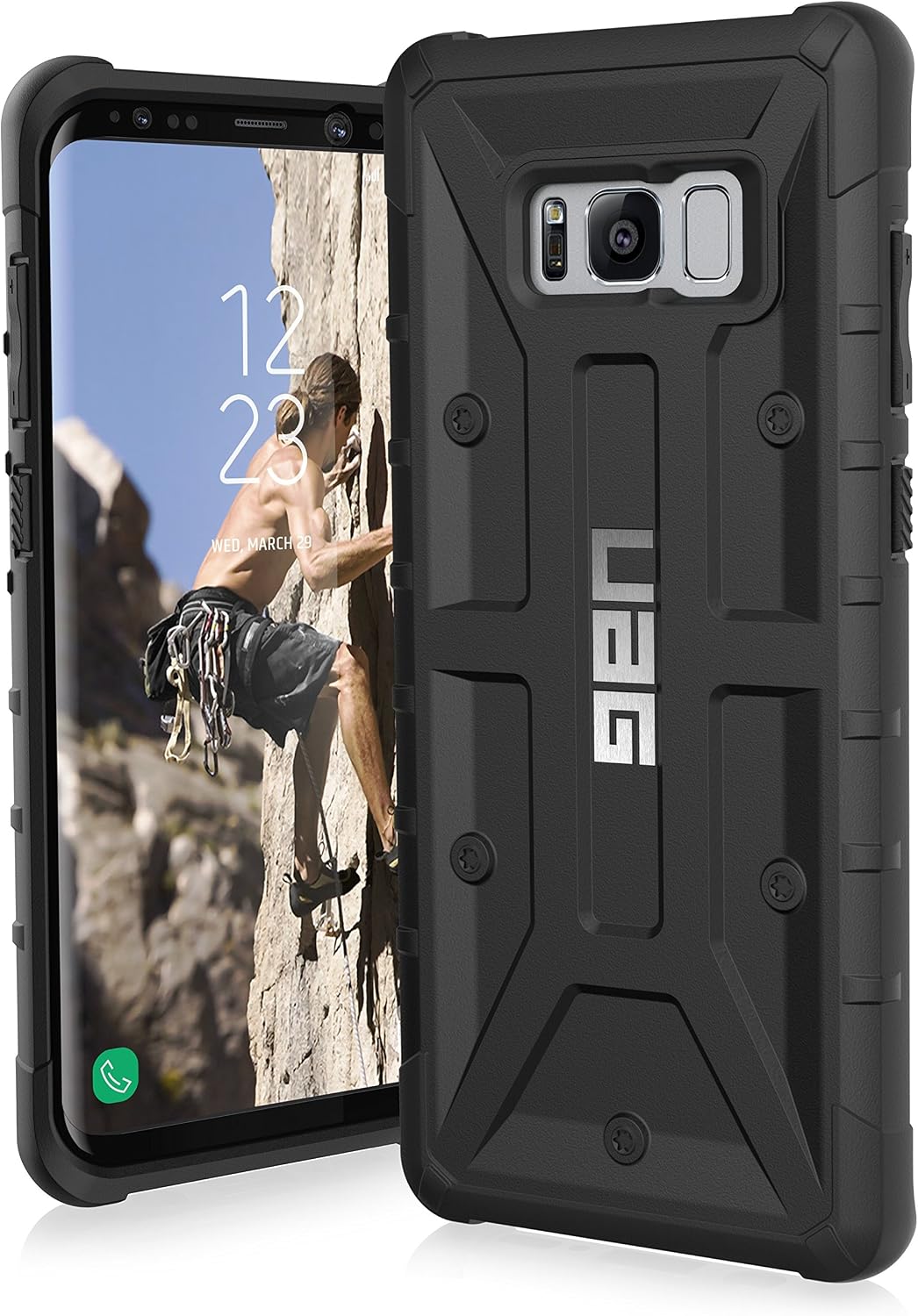 URBAN ARMOR GEAR [UAG Samsung Galaxy S8+ [6.2-inch Screen] Pathfinder Feather-Light Rugged [Black] Military Drop Tested Phone Case