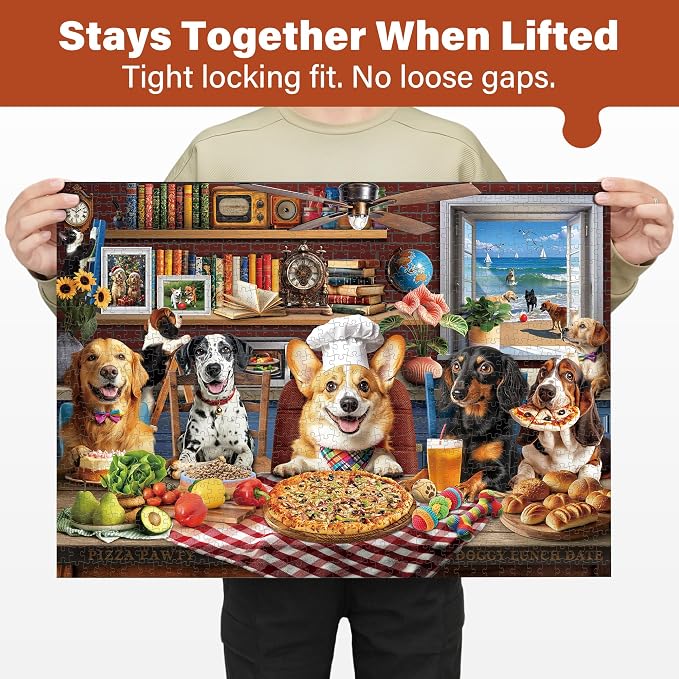 Puzzle para Adultos Temática Perros 14+ Anos miniatura 3