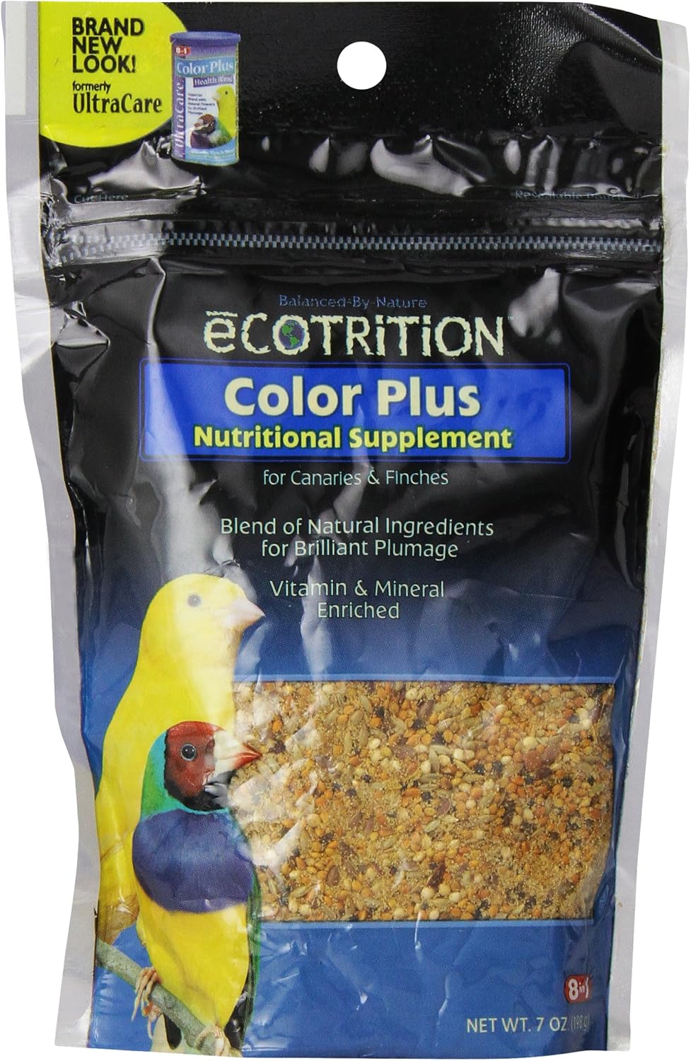 Ecotrition Color Plus Nutritional Supplement For Canary/Finch, 7-Ounce