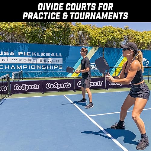 Miniatura 4 de GoSports Pickleball Ball Barrier 3 Pack - Choose Brandable or Pre-Branded - Court Dividers for Pickleball Courts