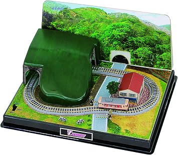 Lokhan SS002-1 Z Gauge Z Shorty Mini Layout Set, Tunnel Type, Railway Model Supplies
