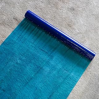 Besto Carpet Protector Roll Self-Adhesive Plastic Carpet Protection Film Waterproof - Protects Against Dust, Dirt, Paint, Liquid Spills - Stair Carpet Protector 60 Micron (60cm X 25m)