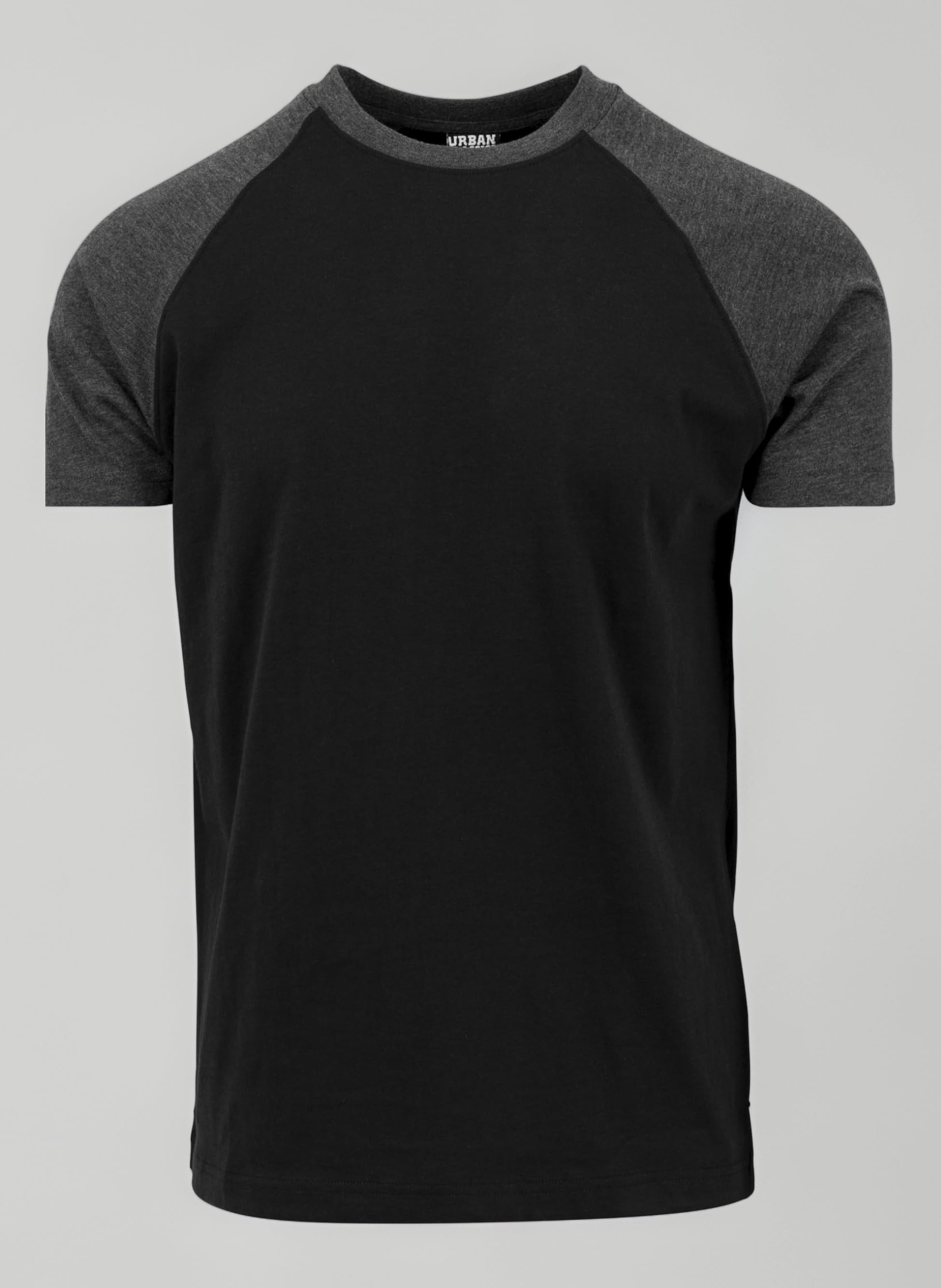 Men's Baseball T-Shirt, Contrast Shortsleeves T-Shirt, Sports Shirt, Crew Neck, 100% Jersey Cotton Available, Sizes: S-5XL