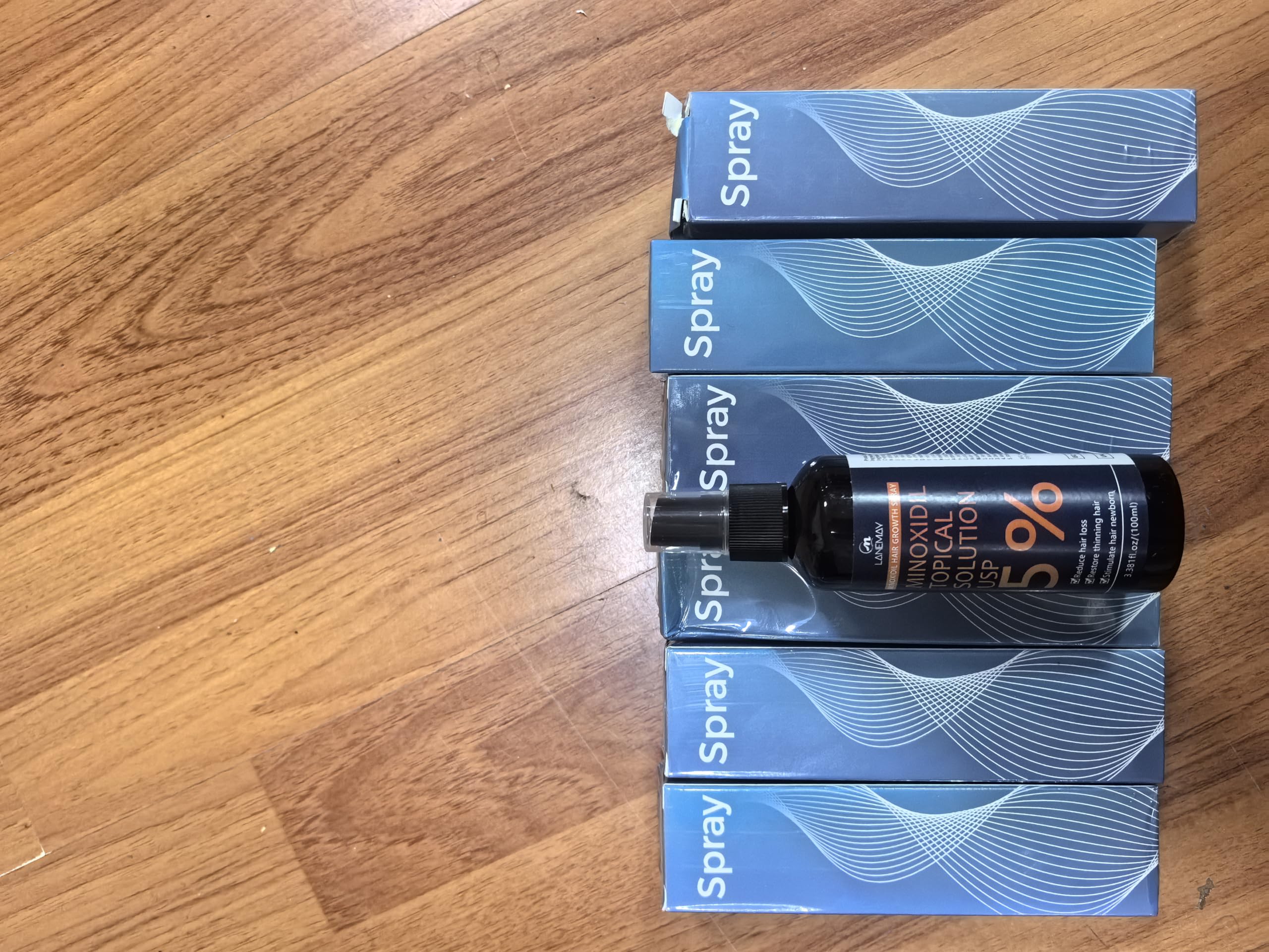 5 Minoxidil Hair Growth Spray - Extra Strength Hair Regrowth Topical Hair Loss Treatment for Men to Regrow