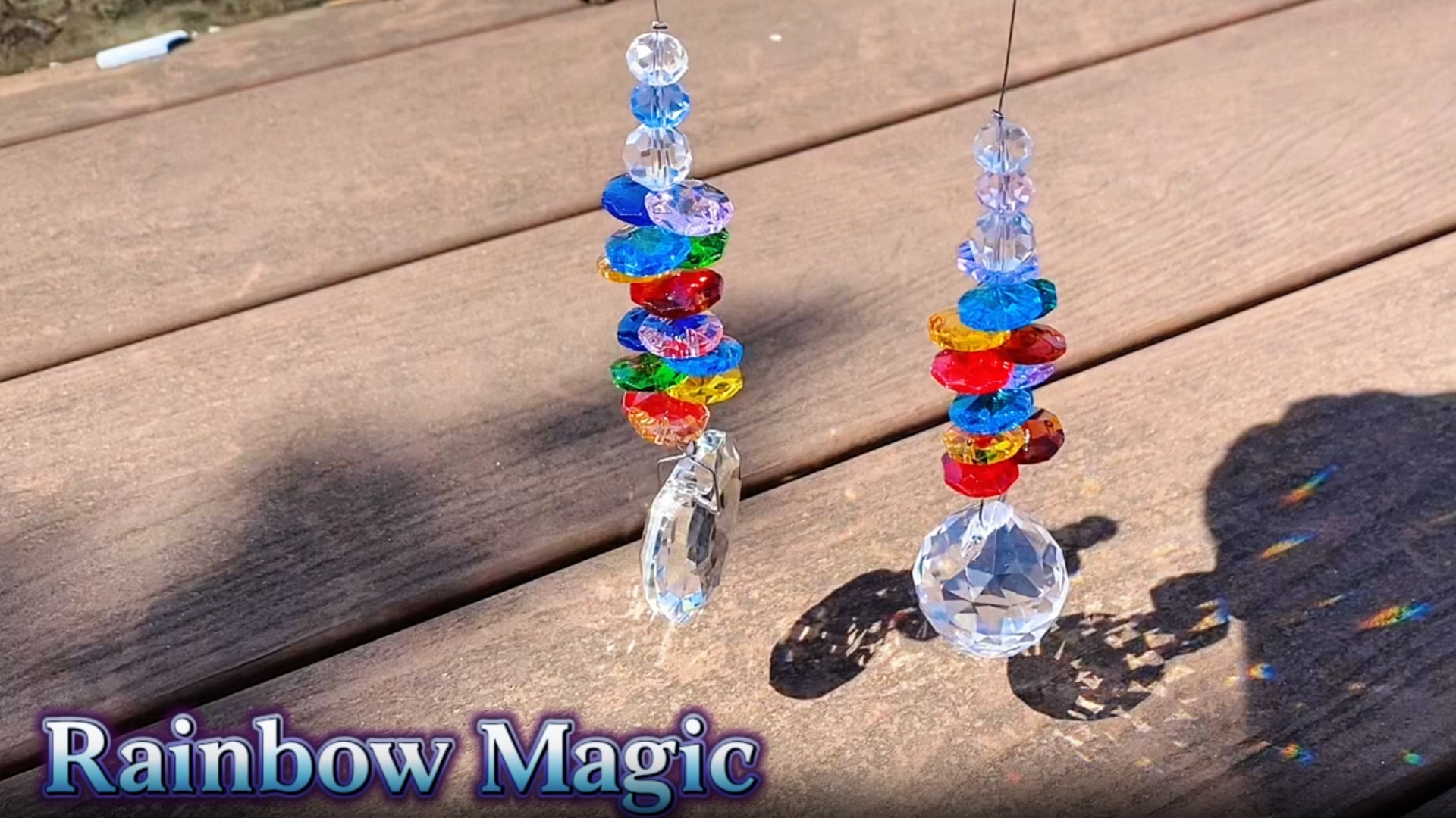 Amazon.com: H&D HYALINE & DORA Hanging Crystal Suncatcher Rainbow