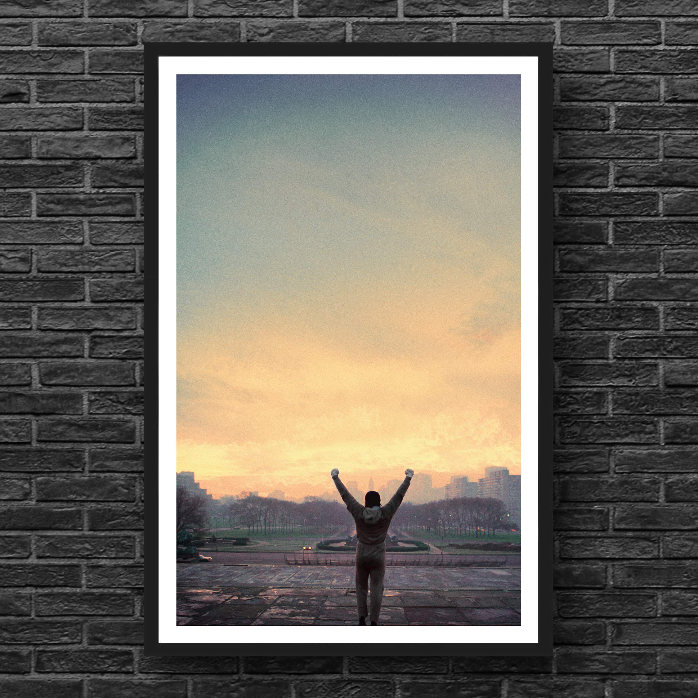 Success Poster // Rocky boxing victory bathroom decor movie poster Comedy, funny creed