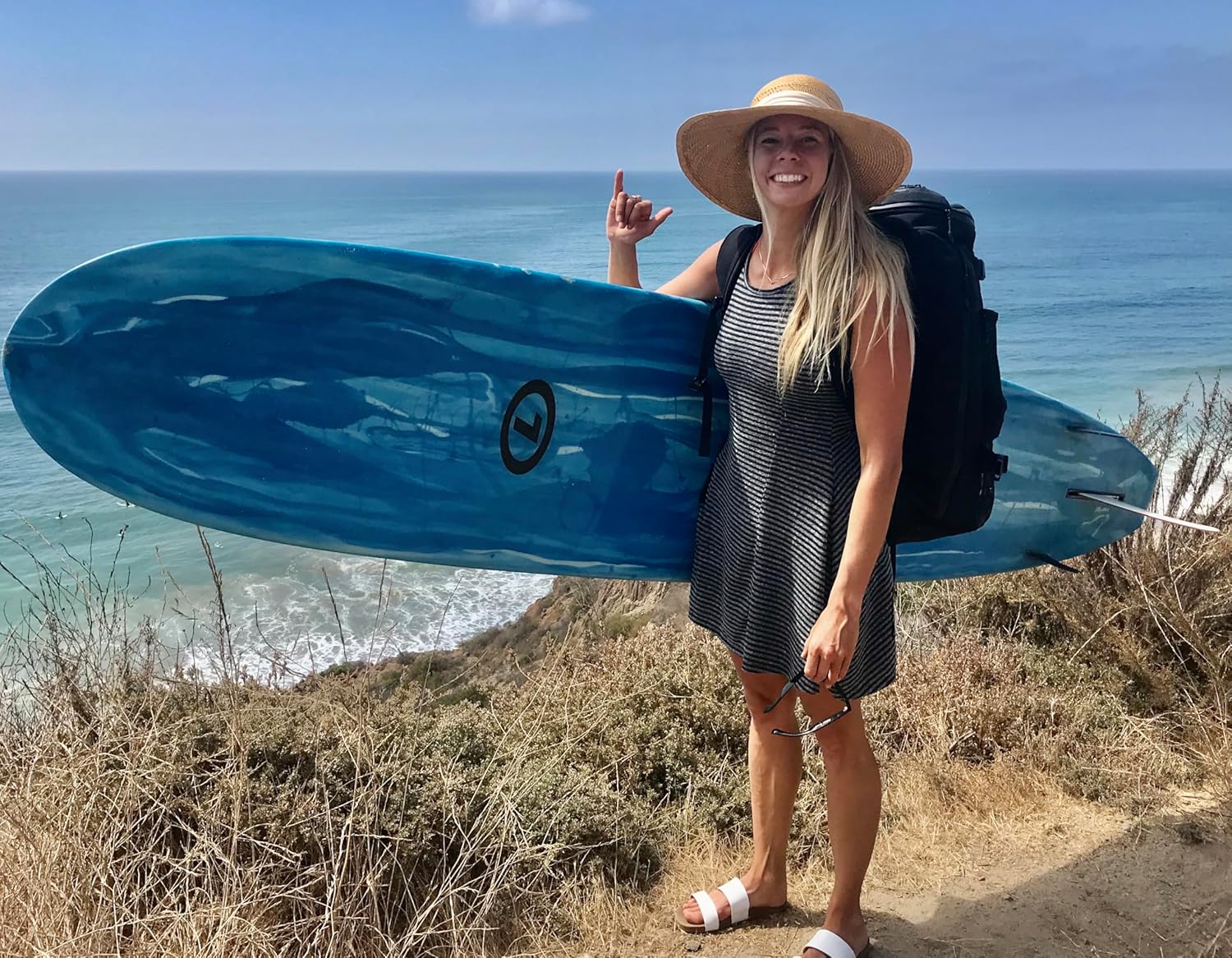 Surf Backpack - Hands Free Surfboard Bag - SurfPack 60L