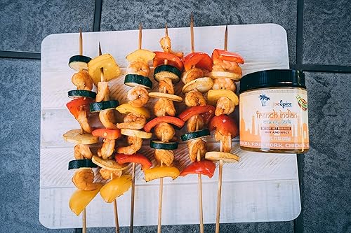 Miniatura 5 de REGGAE SPICE Condimento de curry indio francés auténtico salsa de marinada húmeda hecha con especias jamaicanas, perfecto para carne de res, cerdo,