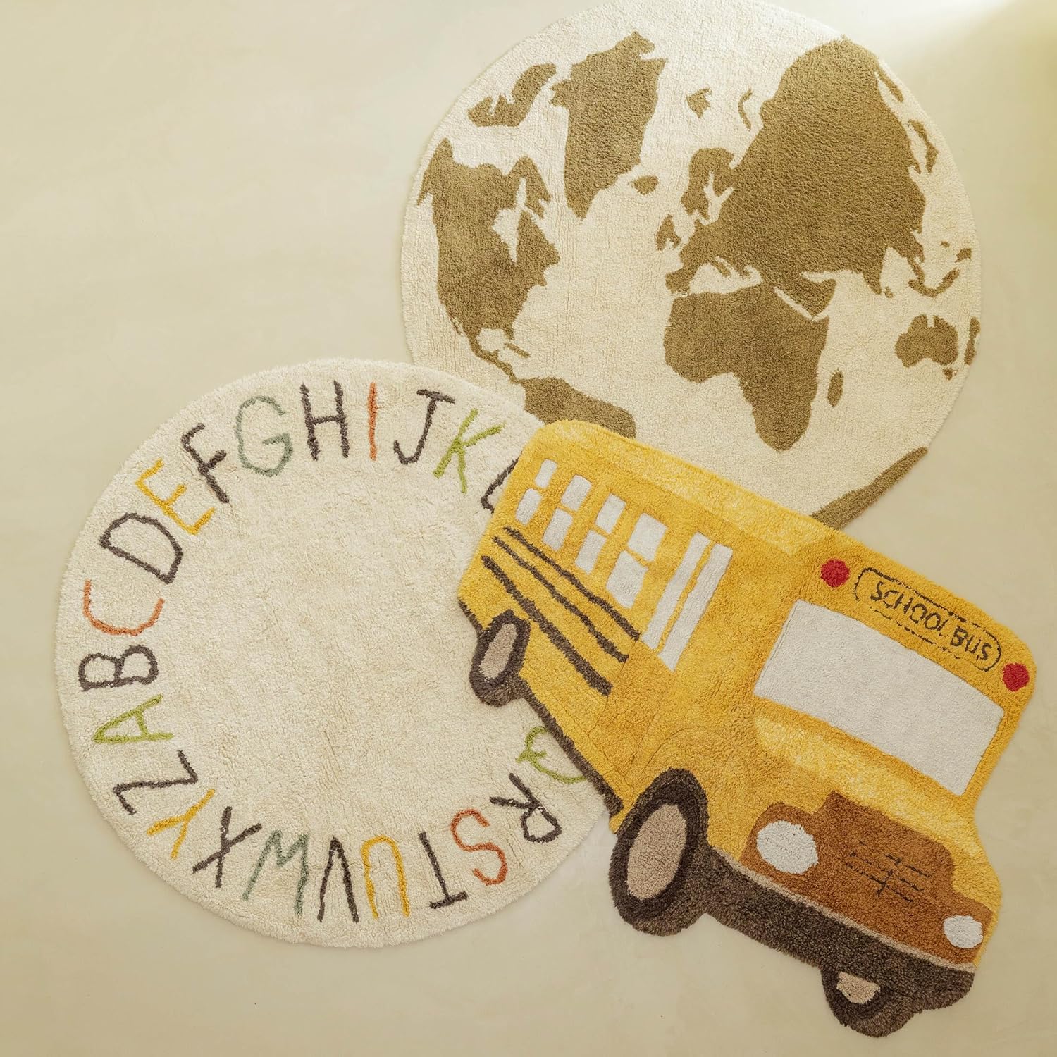 Lorena Canals Washable Rug School Bus