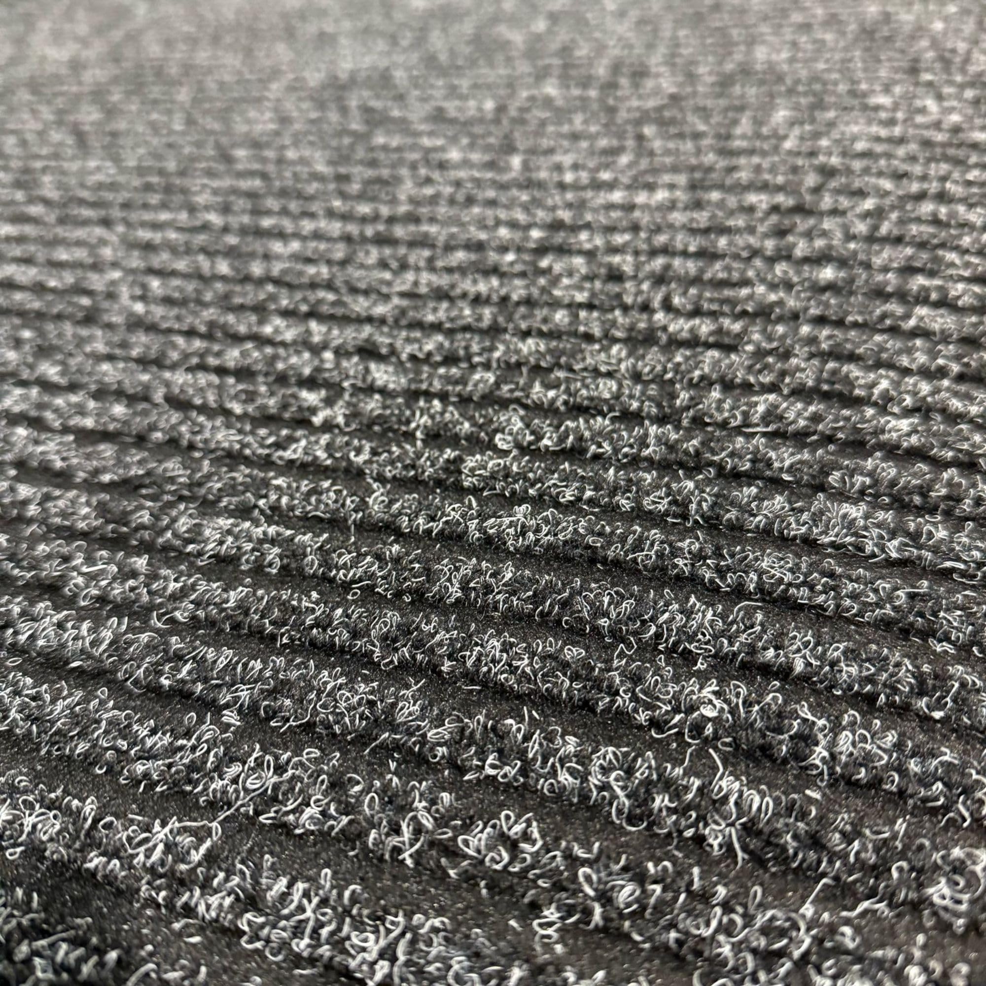 Zerbino Ingresso Casa Portale Alto Traffico Pulisce Scarpe 100 x 200 cm Nero | Feltro in polipropilene da 4,2 mm, cattura fango, polvere e umidità, uso interno o esterno, aspira e pulisce