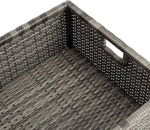 Miniatura 17 de Safavieh PAT7515B Collection Pramla - Juego otomano de 4 piezas para exteriores