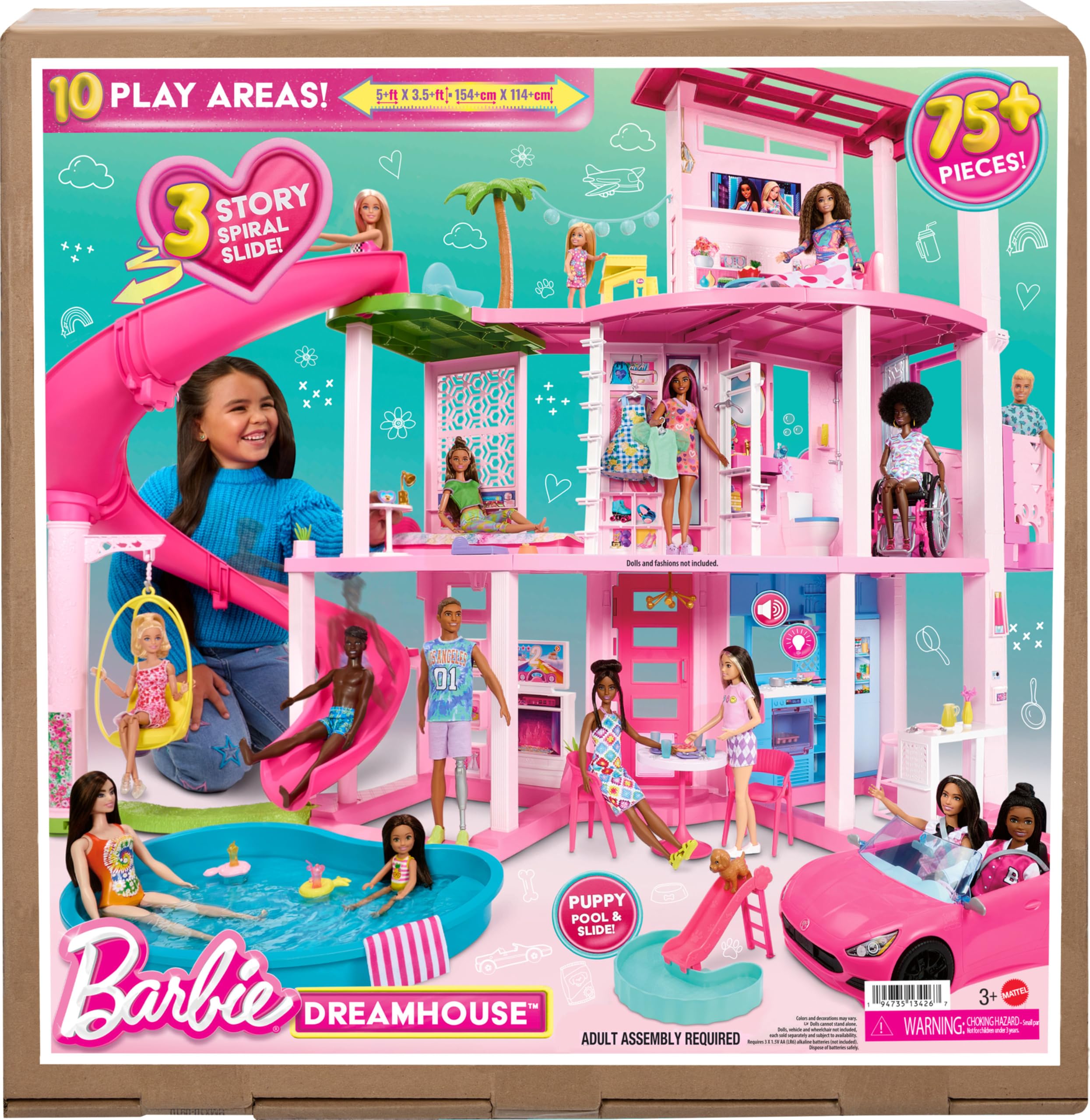 Barbie Dreamhouse Dollhouse - Huge Accessories! -8 Barbie Dreamhouse Dollhouse - Huge Accessories! -8