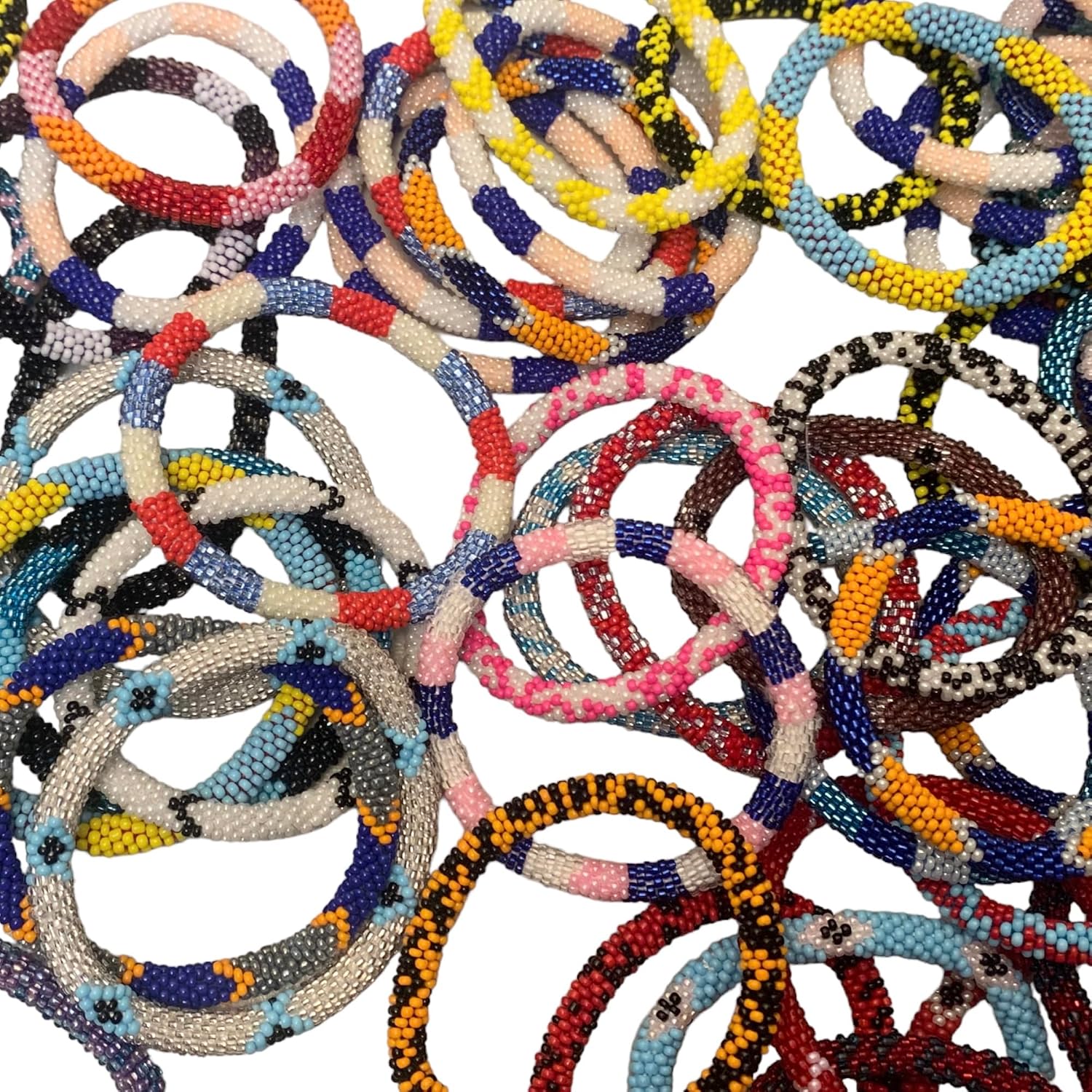 12 Random Mix Handmade Bracelets Nepal bracelets Crochet Bracelet (SET OF 12)